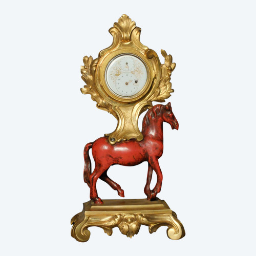 Louis XVI period desk clock