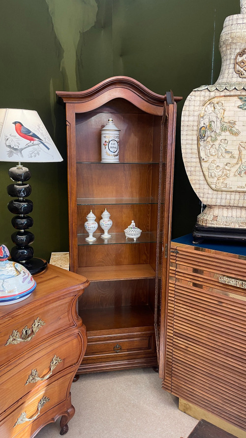 Two Transition Style Display Cases, 20th Century