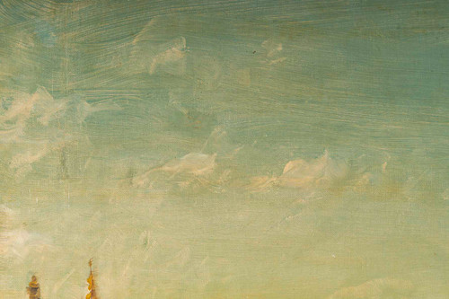 Vue de La Santa Maria della Salute huile sur toile vers 1890