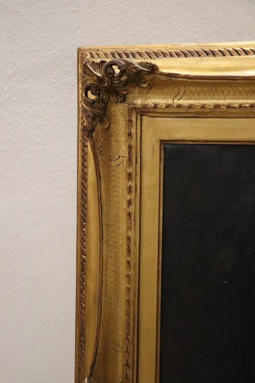 G. Puricelli, Frauenporträt, Öl auf Leinwand, 19. Jh.