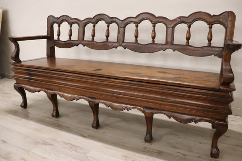 18th Century Walnut Bench
