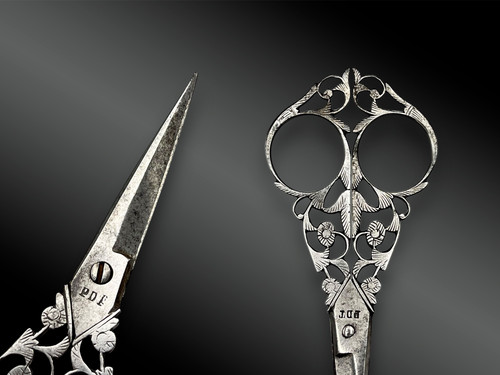Set di SETTE COPPIE DI CISEAUX - Francia e Inghilterra - Fine XIX secolo e circa 1900