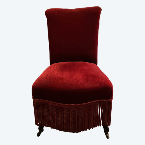 Bella chaise longue d'epoca Napoleone III del 1860 circa
