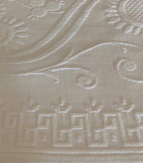 Coperta nuziale in cotone monogrammata a.C. inizio XX secolo