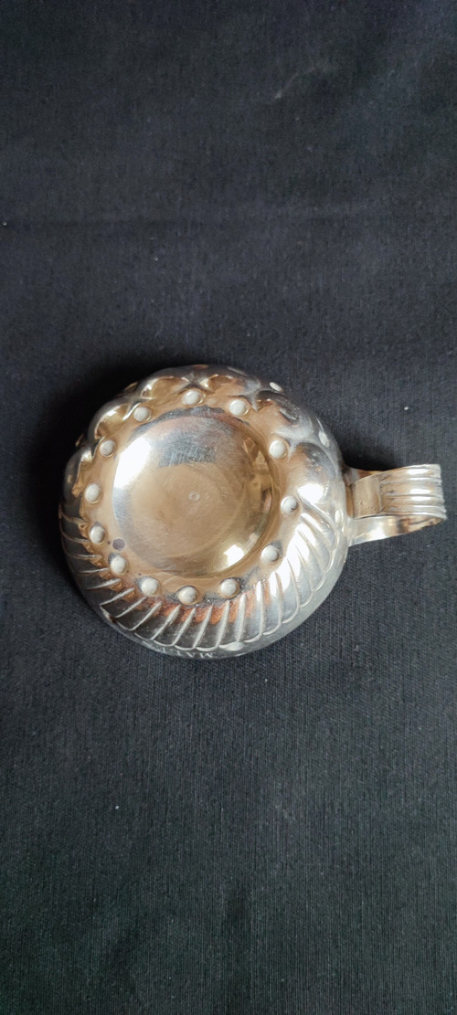 Set da degustazione in argento massiccio. XIX SECOLO