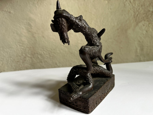 Rara statuetta thailandese in bronzo