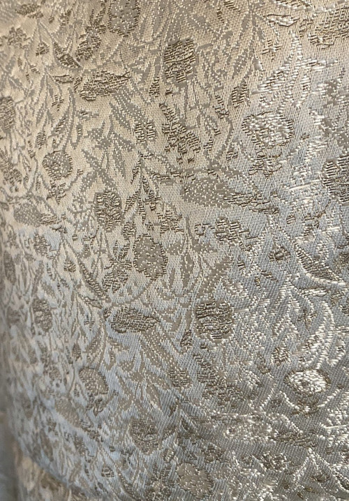 Etole Ou écharpe En Soie Champagne Aux Fils d'Or