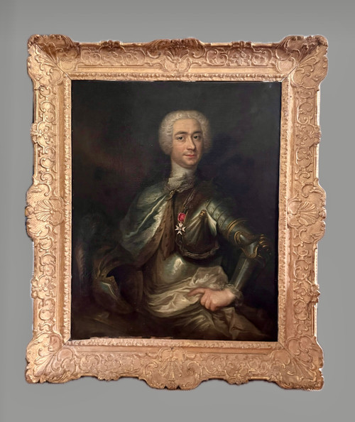 Large military portrait of an aristocratic figure