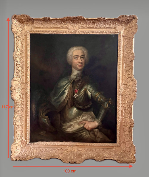 Large military portrait of an aristocratic figure