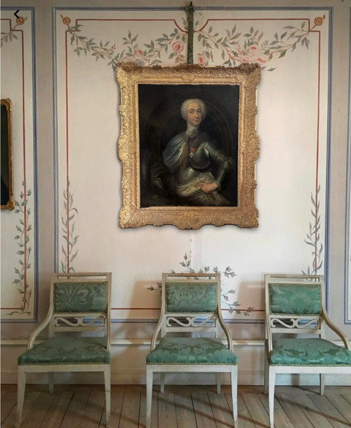 Large military portrait of an aristocratic figure
