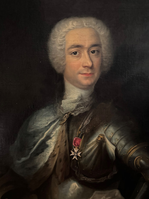 Large military portrait of an aristocratic figure