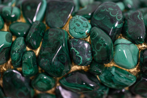 Malachite console with stalactite decoration. Contemporary work. LS60027805G