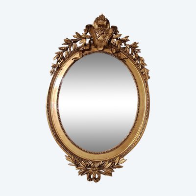 Miroir XIX oval 126 x 80