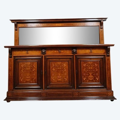 Mercier und Chaleyssin in Lyon: Marquèterie-Enfilade-Büffet mit Stempel