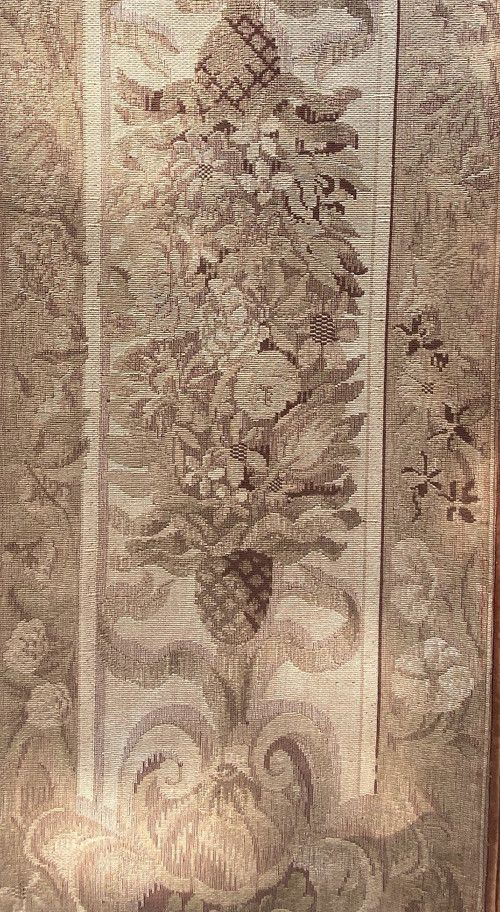Coppia Di Tendaggi, Tende In Arazzo Cherubini XIX