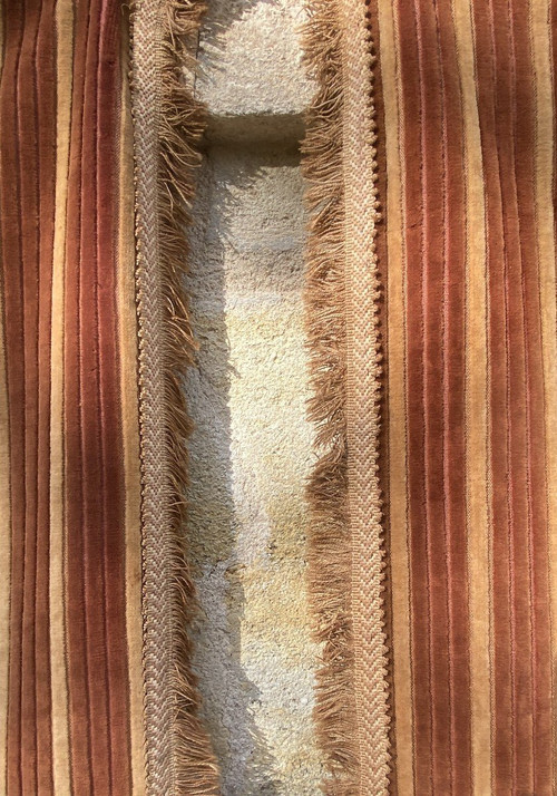 Coppia Di Tendaggi, Tende In Arazzo Cherubini XIX
