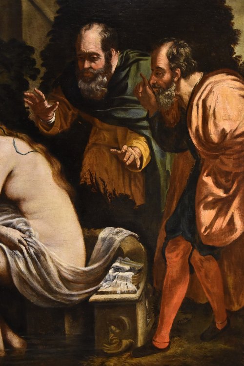 Susanna e i vecchioni, Pittore attivo a Roma nei primi del Seicento
