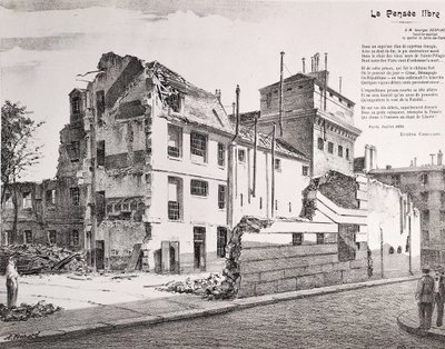  Paris The Prison Of Sainte Pelagie  Lithograph 19th C Old Print