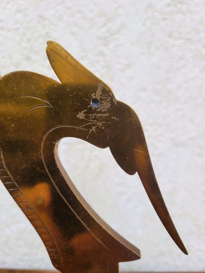 Pair Of Antelope Bookends, Bronze, 20th Century