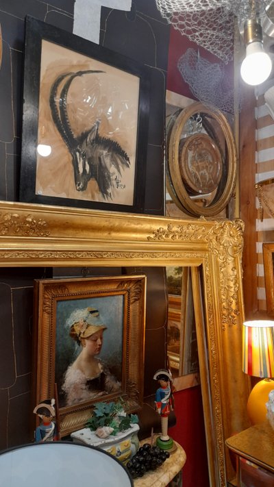 19th century gilded wood frame