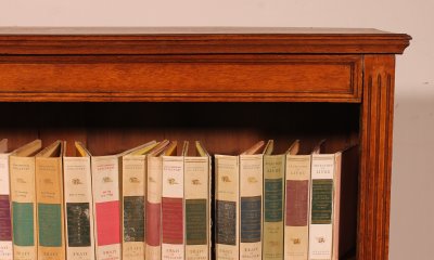 Libreria aperta in rovere del XIX secolo - Inghilterra