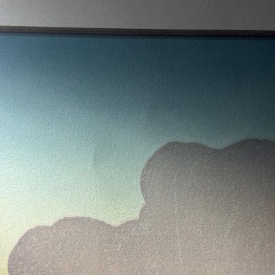 Litografia di Henri Rivière Il tramonto