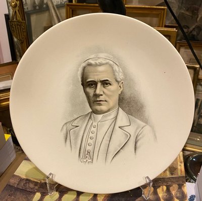 Sarreguemines plate, Pius X