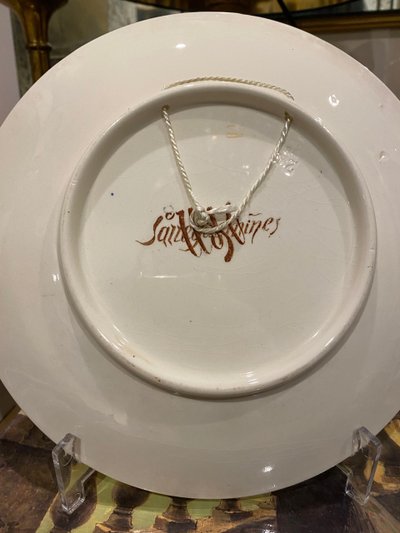 Assiette Sarreguemines, Militaires sous Louis-Philippe