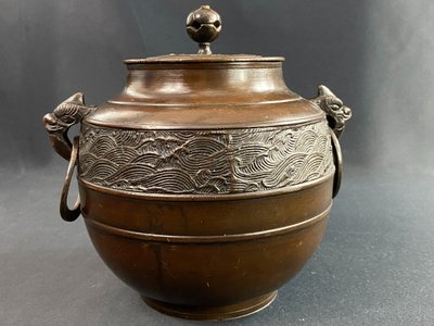 Bronze ginger pot 19th century Meiji Japan