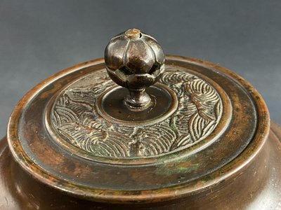 Bronze ginger pot 19th century Meiji Japan
