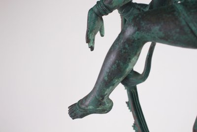 Grande Shiva Nataraja in bronzo