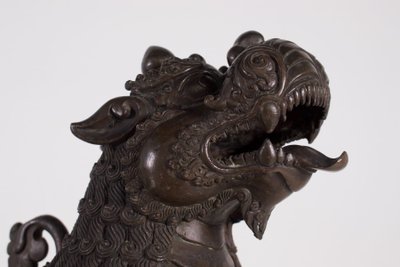 Coppia di leoni delle nevi di Simha Gardiens