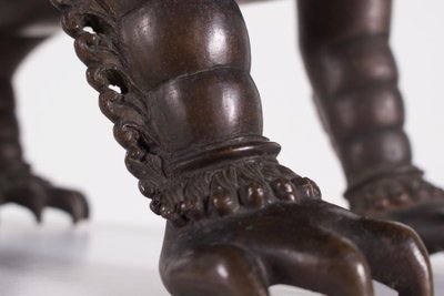 Coppia di leoni delle nevi di Simha Gardiens