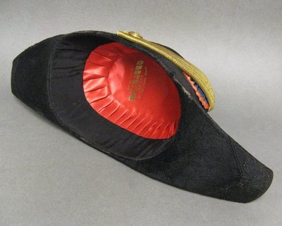 Bicorne da ufficiale della Marina Imperiale del Secondo Impero.