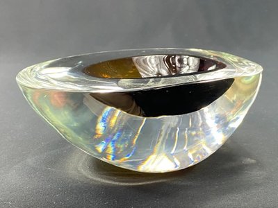 Antonio da Ros glass design bowl 1965-1975 for Cenedese Murano Venice
