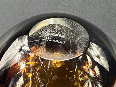 Antonio da Ros glass design bowl 1965-1975 for Cenedese Murano Venice