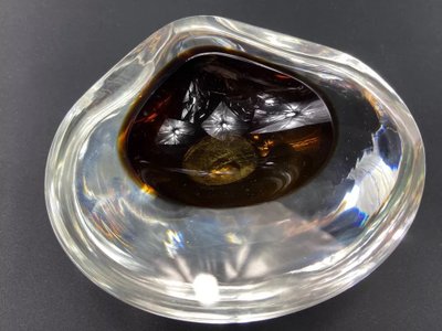 Antonio da Ros glass design bowl 1965-1975 for Cenedese Murano Venice