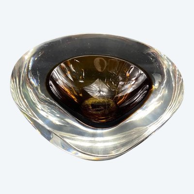 Antonio da Ros glass design bowl 1965-1975 for Cenedese Murano Venice