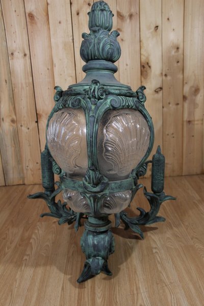 Pair of Cast Iron Wall Lights, After Models Of The Alexander III Bridge