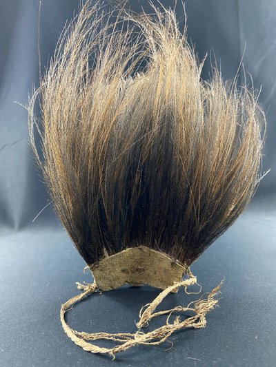 Asmat Sepik cassowary feather headdress Papua New Guinea