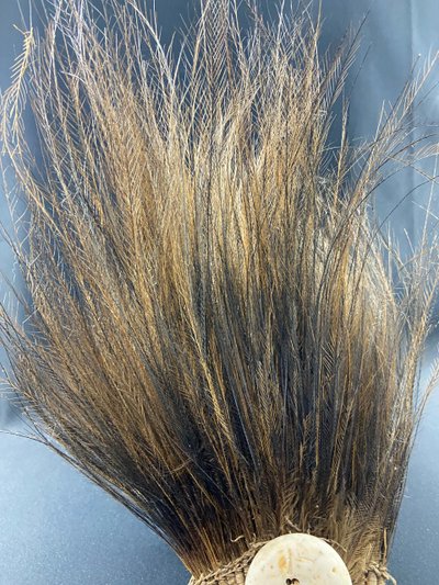 Asmat Sepik cassowary feather headdress Papua New Guinea