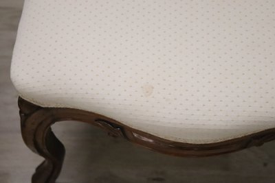 Dining Chairs in Carved Walnut, Mid-19th Century