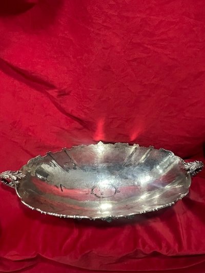 Important 800 Sterling Silver Planter Centerpiece Louis XV Style