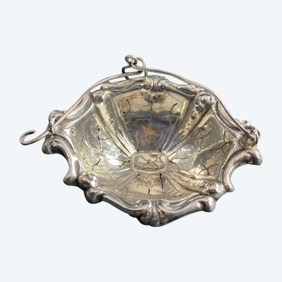 Passe-thé aus massivem Silber im Stil von Louis XV