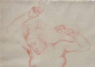 La Danse - Charcoal drawing by Charles Malfray