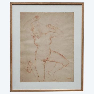 La Danse - Charcoal drawing by Charles Malfray