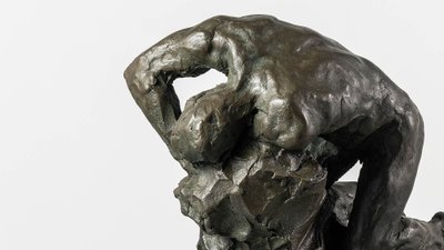 Esclave III - Scultura in bronzo di Guy Le Perse
