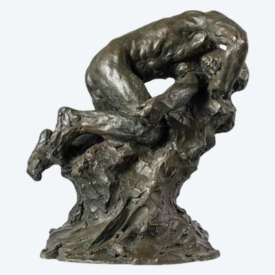 Esclave III - Scultura in bronzo di Guy Le Perse