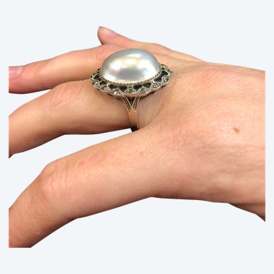 Bague Perle Mabé