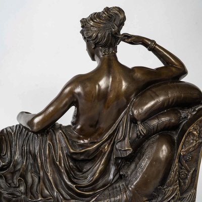 Dopo Antonio Canova (1757-1822) - Paolina Borghese detta Venere Vitrix in bronzo e marmo